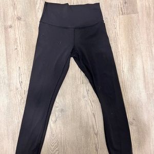 Black LULULEMON 28 inch Aligns